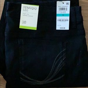 NWT Style & Co from Macy’s Black Denim Jeans Sz 16